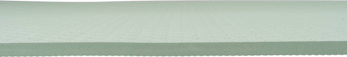 Tunturi Yoga Mat 8mm - Pilates mat - Extra dikke fitness mat - 183x61x0,8 cm - Incl Draagtas - Ecologisch materiaal - Eenvoudig te reinigen - Mint