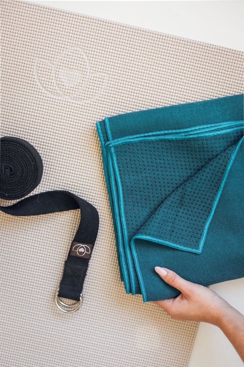 Yogamat sticky extra dik sand - Lotus | 6 mm | fitnessmat | sportmat | pilates mat sand