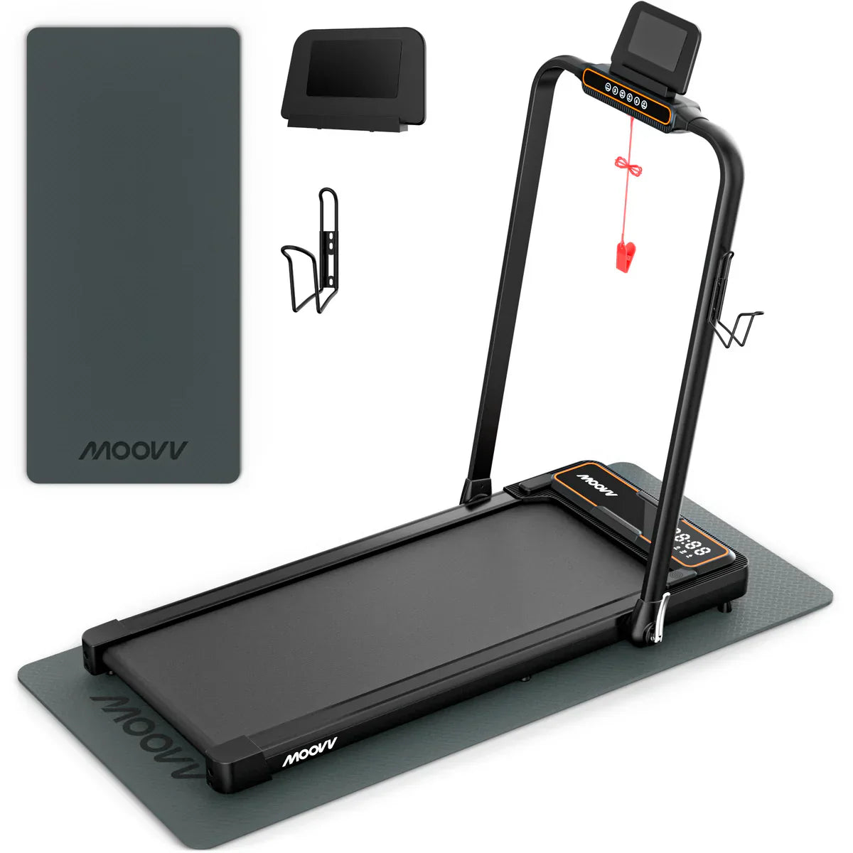 Moovv SmartStep Pro v2 - opvouwbare loopband 1-12 km/u: