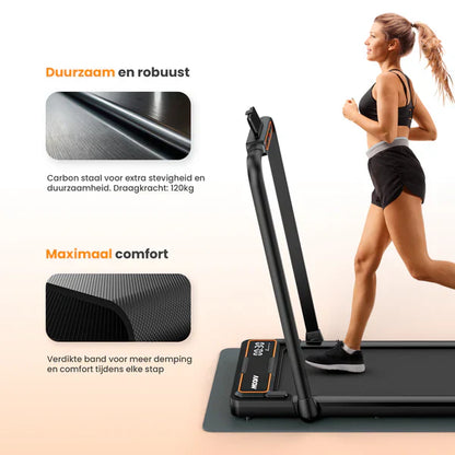 Moovv SmartStep Pro v2 - opvouwbare loopband 1-12 km/u: