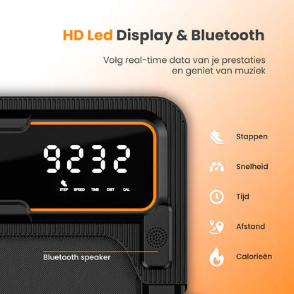 Moovv SmartStep Pro v2 - opvouwbare loopband 1-12 km/u: