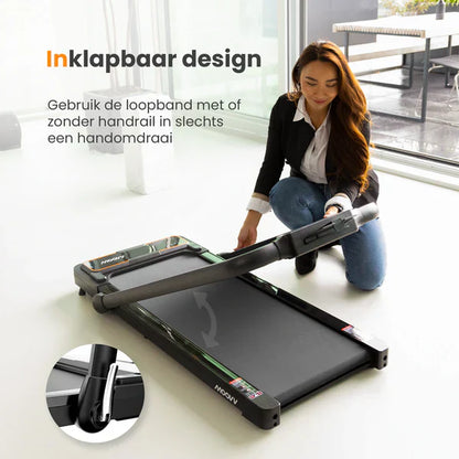 Moovv SmartStep Pro v2 - opvouwbare loopband 1-12 km/u: