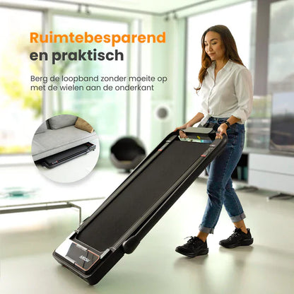 Moovv SmartStep Pro v2 - opvouwbare loopband 1-12 km/u: