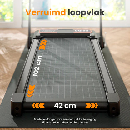 Moovv SmartStep Pro v2 - opvouwbare loopband 1-12 km/u: