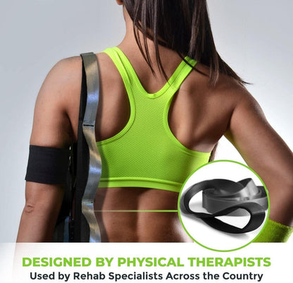 Premium Kwaliteit Multi-loop Stretching Riem Neopreen Gewatteerde Handgrepen - 12 Lussen - 15 Inch Breedte x 8 Voet Lengte fitness straps