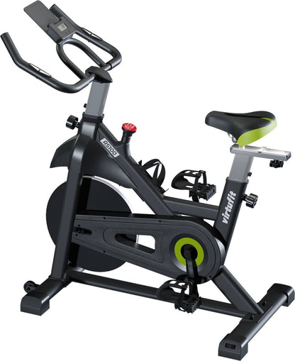 VirtuFit RS100 Indoor Cycle - Indoorfiets - Magnetisch weerstandssysteem - LCD scherm - Compatibel met Zwift & Kinomap - Met tablethouder - 6 kg vliegwiel