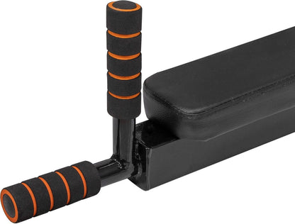 Springos Pull Up Bar | Pull Up Station | Dip Station | Krachtstation | Multifunctioneel | Wandmontage | Inclusief Montageset | Zwart/Oranje
