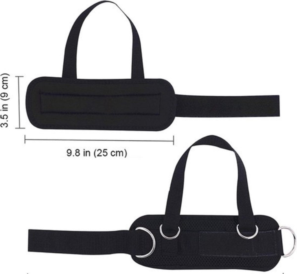 D-Ring Enkel Stretch Anker Strap Belt voor Gym en Kabel Attachment Bodybuilding Training Sportschool Home Training Apparatuur