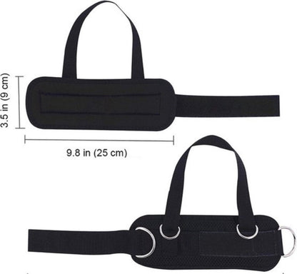 D-Ring Enkel Stretch Anker Strap Belt voor Gym en Kabel Attachment Bodybuilding Training Sportschool Home Training Apparatuur